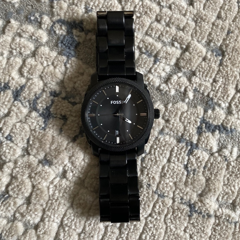 Black Fossil Men’s Watch